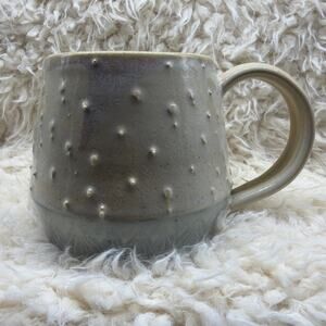 Handmade Ceramic Fidget Mug Large Whimsical Moth Bee Celestial